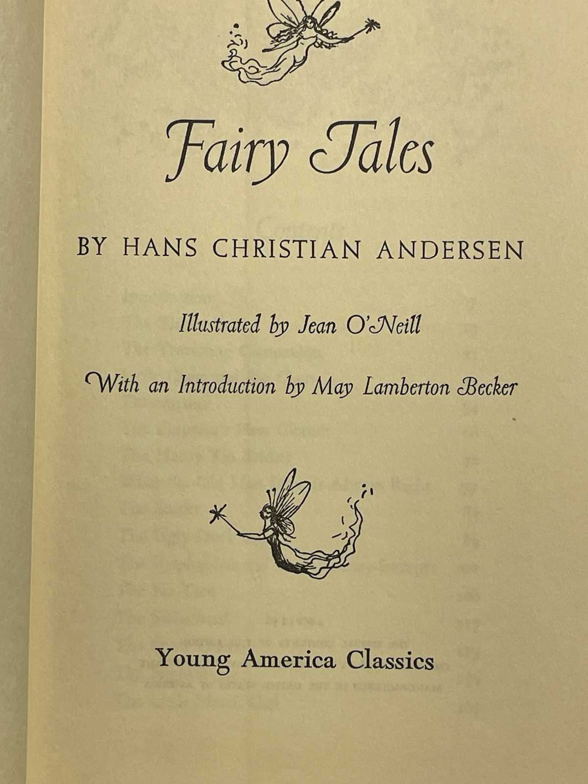Vintage Book - Fairy Tales by Andersen, Hans Christian - Hard Cover 1946