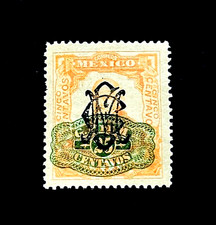 MEXICO Stamp - 1916 Miguel Hidalgo Dbl Overprint Villa Zapata Mint OG H  r40