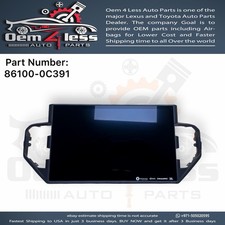 86100-0c391 Toyota Tundra Trd Pro Radio Audio Navigation Receiver Display 22-26