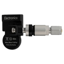 1x Tire Pressure Sensor TPMS Sensor Metal Valve Silver for Chevrolet Blazer 2019