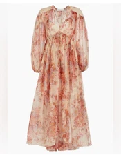 ZIMMERMANN Devi Floral Silk Maxi Dress AU1 | US6
