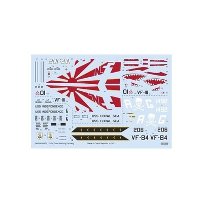 EDUARD D48096 DECALQUES AVION F-4B GOOD MORNING DA NANG PHANTOM TAMIYA 1/48