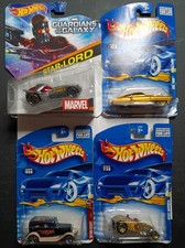 Hot Wheels Bundle Lot Of 4 Pack Seal New, Pkg Artwork Bit Damaged Freeshipping