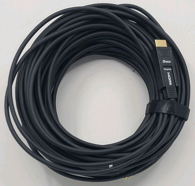 DTech Fiber Optic HDMI Cable 75 Feet 4K 60Hz 444 Chroma Subsampling 18Gbps