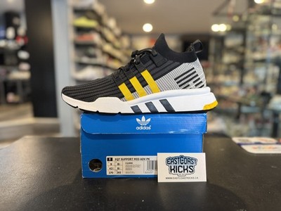 Adidas EQT Support Mid Adv Pk Black Yellow Size 9