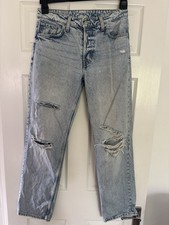 Size 8 High Waisted Boyfriend Jeans Practically New!