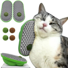 2 Pcs Catnip Toys Balls that Stick on Wall,Cat Toy Ball, Catnip Wall Balls fo...