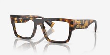 MIU MIU MU 02XV VAU1O1 Honey Tortoise Gold 54mm Eyeglasses Rxable AUTHENTIC