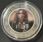 Rare 2024 3 Oz .999 Silver 4 Queens Hotel & Casino Native American & Wolf Round!