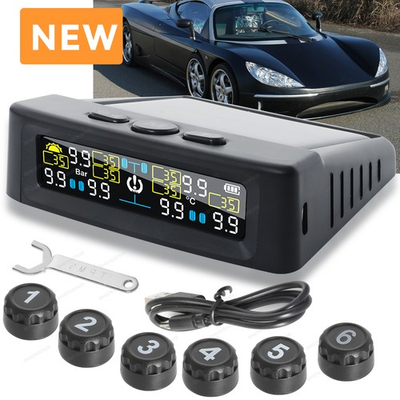 #ad Trailer Tire Pressure Monitoring System for Dually Trucks amp; Heavy Duty Trailers $33.99