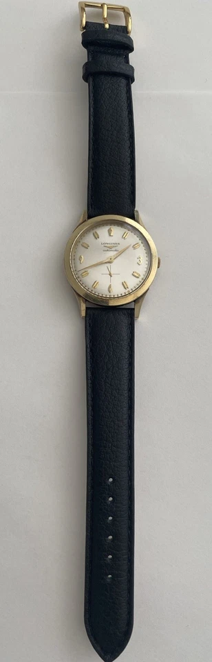 浪琴表 1950 年代自动男士腕表 10k Gf — 第 3/4 张图片