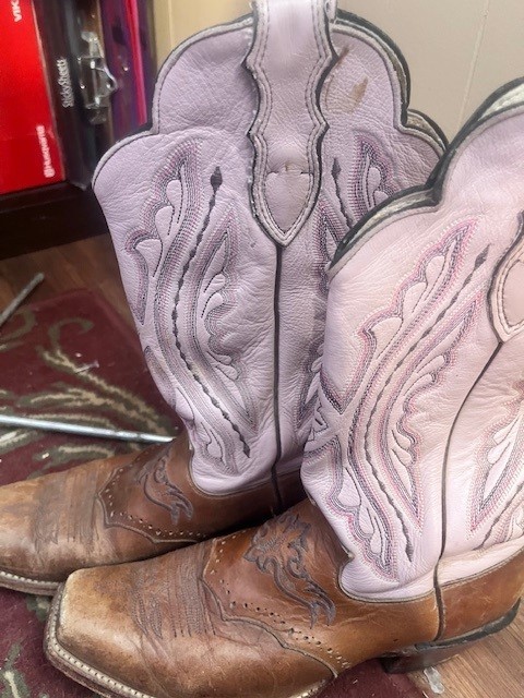 Justin Ladies 9B Brown Western Cowgirl Boots