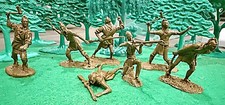 Barzso reissues Davy Crockett Wilderness Fort Indians 54mm resin toy soldiers