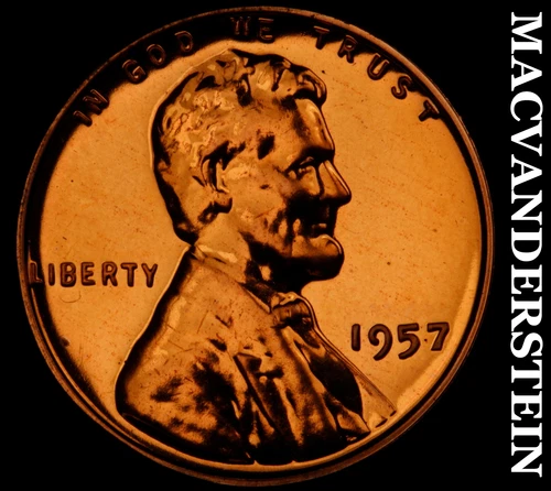 1957 Lincoln Wheat Cent- Choice Gem Proof Luster No Reserve #J2010
