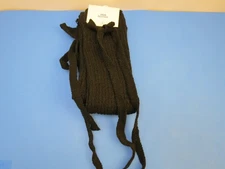 Urban Outfitters Black Cute Ribbon Knit Leg Warmers
