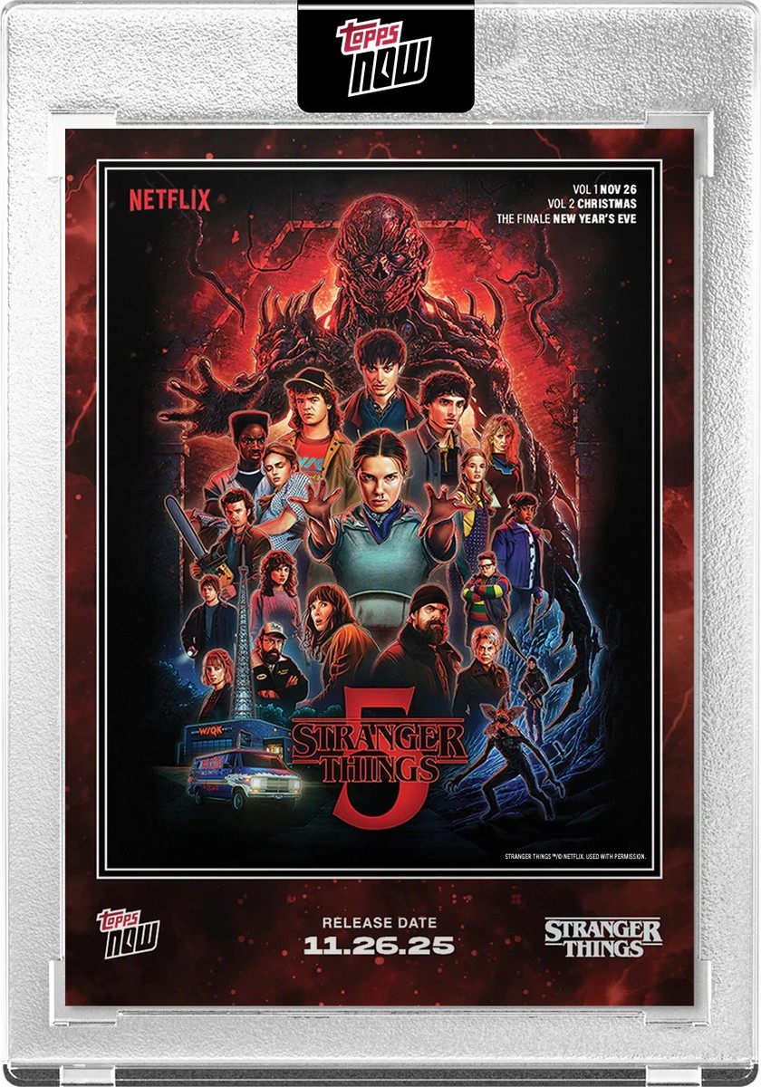 2025 Stranger Things Topps NOW Card STRA Movie Poster | eBay