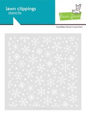 Lawn Clippings Stencil-Snowflakes - 5A0039GD-1H8PR