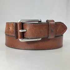 Polo Ralph Lauren Brown Leather Dress Belt - Men's Size 34/85