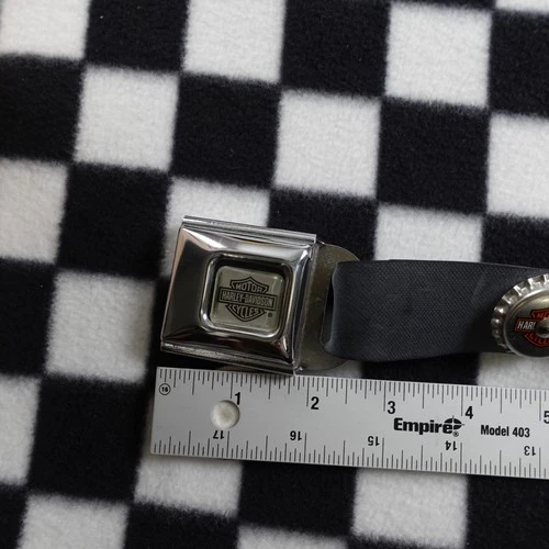 Harley Davidson Seat Belt Rubber Bottle Cap Belt Adult Unisex Motorcycles