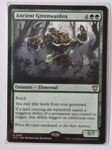 ZNR ANCIENT GREENWARDEN 1x Rare Magic Zendikar Rising MTG NM