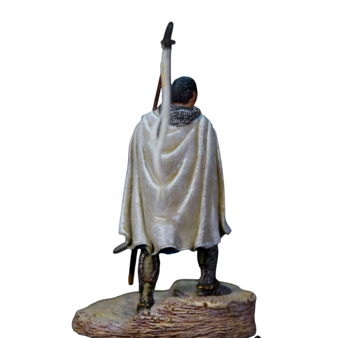 Figurine Peinte 75mm – Chevalier Du Saint-Sépulcre Par Attica Miniatures (Échelle 1:24)