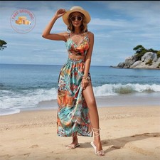 Shein Vcay | Two Piece Set | Crop Top & High Slit Maxi Skirt | NWT | XS #vcay