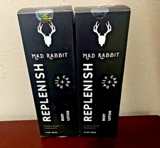MAD RABBIT REPLENISH BODY LOTION - 3.4 OZ - LOT OF 2