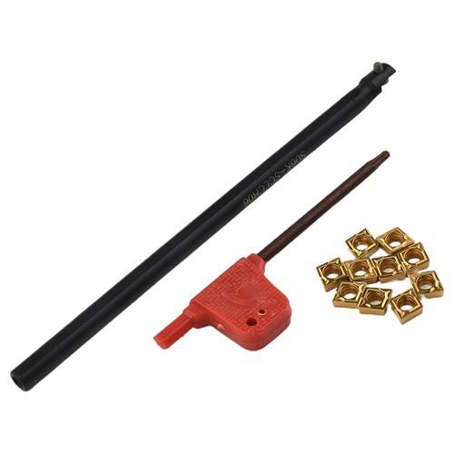 Lathe Turning tool S06K-SCLCR06 Thread Boring Bar CCMT060204 Practical - Photo 9/12