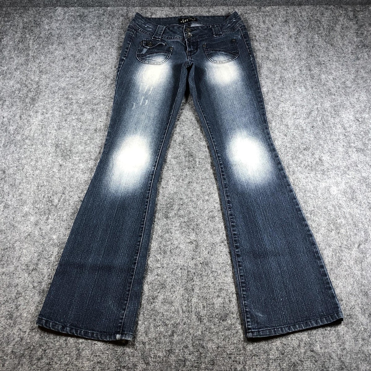 Low Rise Lei Bootcut Jeans Jeans Womens Juniors Blue Ashley