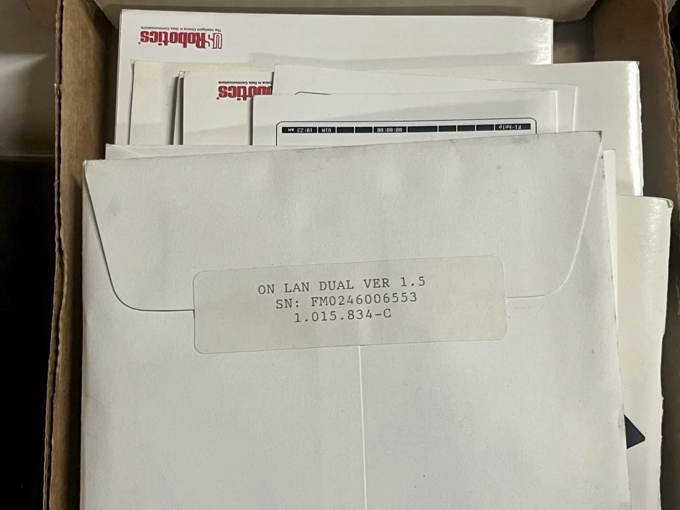 Kit para compartir módem USROBOTICS Novell Lantastic Netbios - Completo - ¿Nos?  LAN Foto 3 de 4