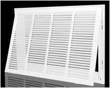 20x14 Return Air Grille,Air Vent For 20"Wx14"H-Duct Opening, White