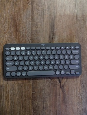 Logitech Pebble Keys 2 K380s Wireless Bluetooth Keyboard Tonal Graphite