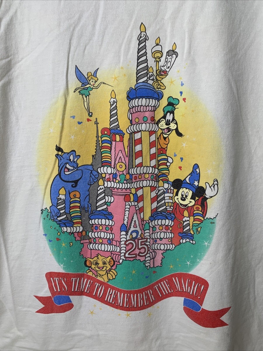 Vintage Disney World 25th Anniversary Shirt Mens Sz XL Vintage Disney World 25th Anniversary Shirt Mens Sz XL