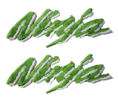 パッチページ GREEN NINJA EMBROIDERED PATCH 250 300 400 ZX-6 ZX-10 ZX-12 ZX-14