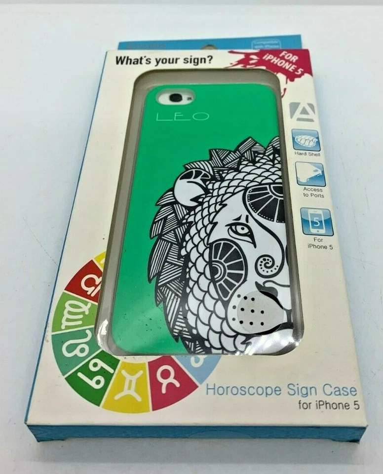 JUEGO DE 12 fundas de plástico duro para iPhone 5 con signo del zodiaco para horóscopo Aduro envío gratuito a Foto 4 de 4