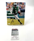 MICHAEL VICK NEW YORK JETS SIGNED 8X10 PHOTO JSA WITNESS COA
