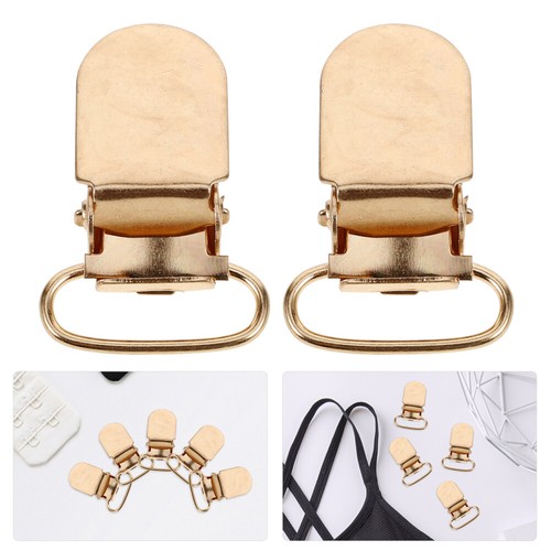 20 Pcs Buckle Men and Women Women's Garter Strap for Sock Adjustment Clip