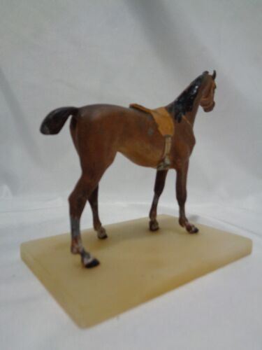 Beautiful Cold Painted Austrian Bronze Horse on Marble Base - Picture 8 of 13