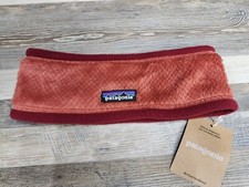 NEW Patagonia Womens Re-Tool Headband Winter Ear Wrap Hat Earmuffs Burgundy Rose