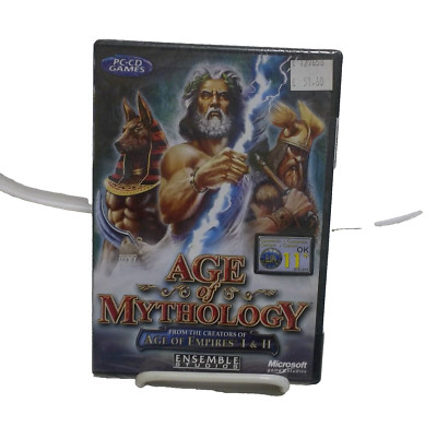 AGE of MYTHOLOGY SEALED VINTAGE PC GAME! HISTORY MADE LARGER THAN LIFE