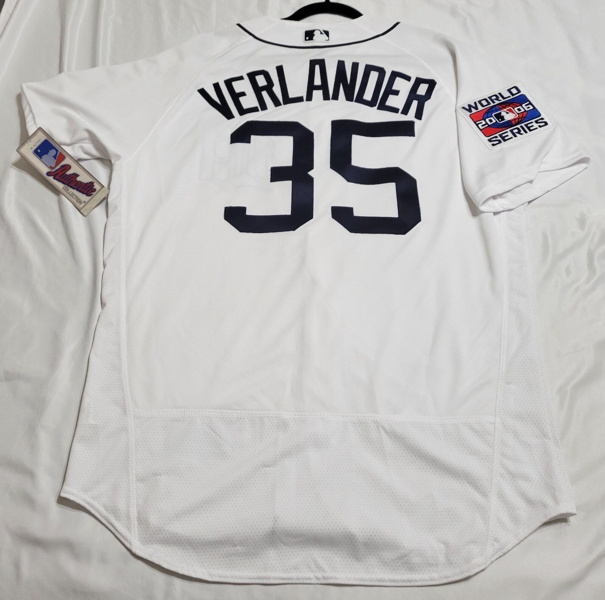 AUTHENTIC MAJESTIC 44 LARGE DETROIT TIGERS JUSTIN VERLANDER FLEX