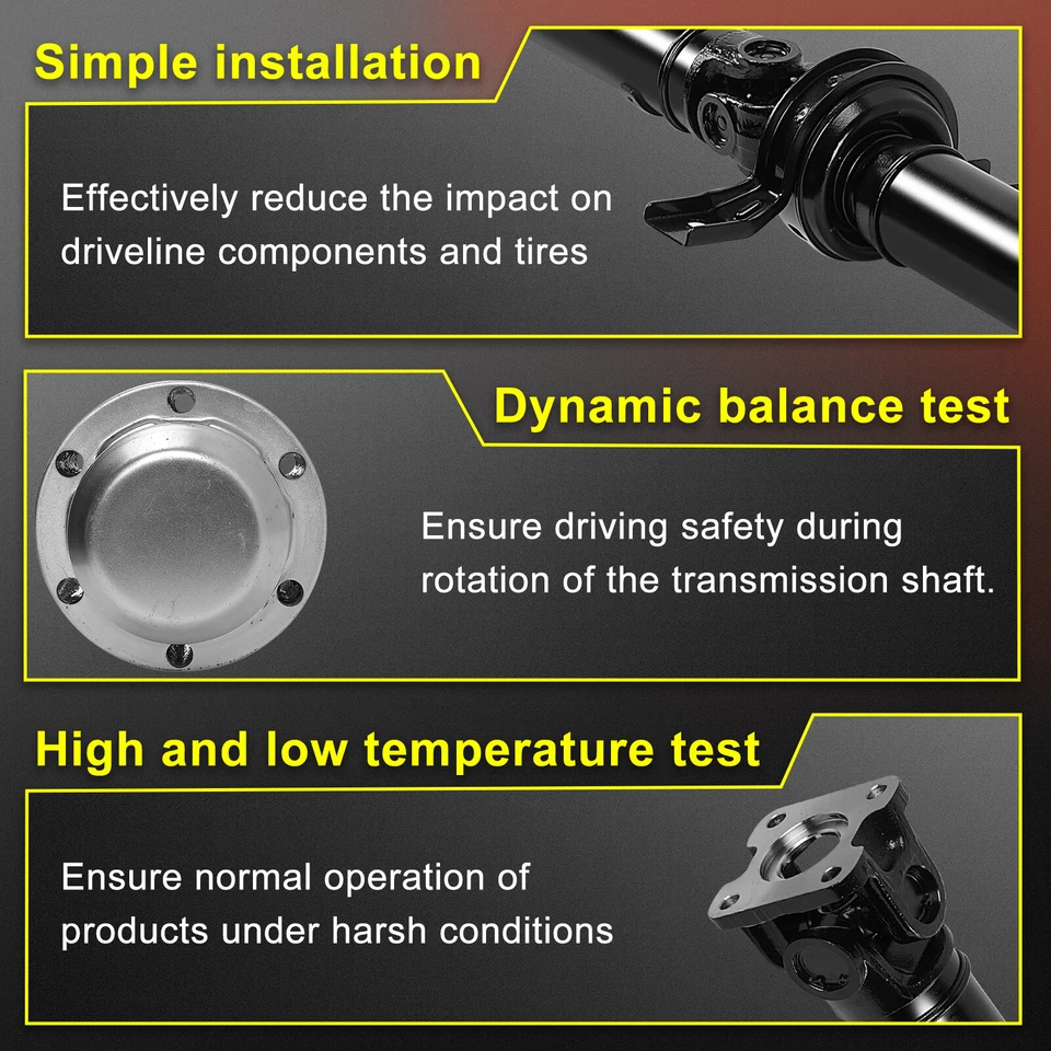 Rear Driveshaft Prop Shaft Assy for Saturn Vue 2004-2007 V6 3.5L AWD Auto Trans Foto 4 de 4