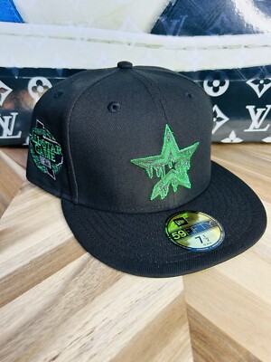 New Era Prociety Halloween Pack Houston Astros 7 1/2 Goosebumps Bogey Man Black