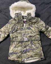 Kids Chillipop Camo Puffer Jacket - Size 6X