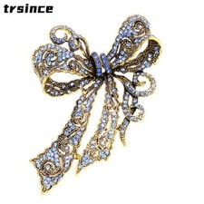 Creative Rhinestone Brooch Retro Brooch Pin Women Corsage High-end Accessories
