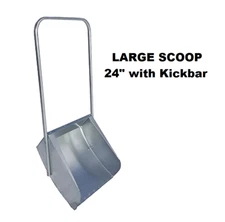 ORIGINAL Yooper Scooper Snow Scoop | Large Metal Shovel | Size LARGE 24 Inch