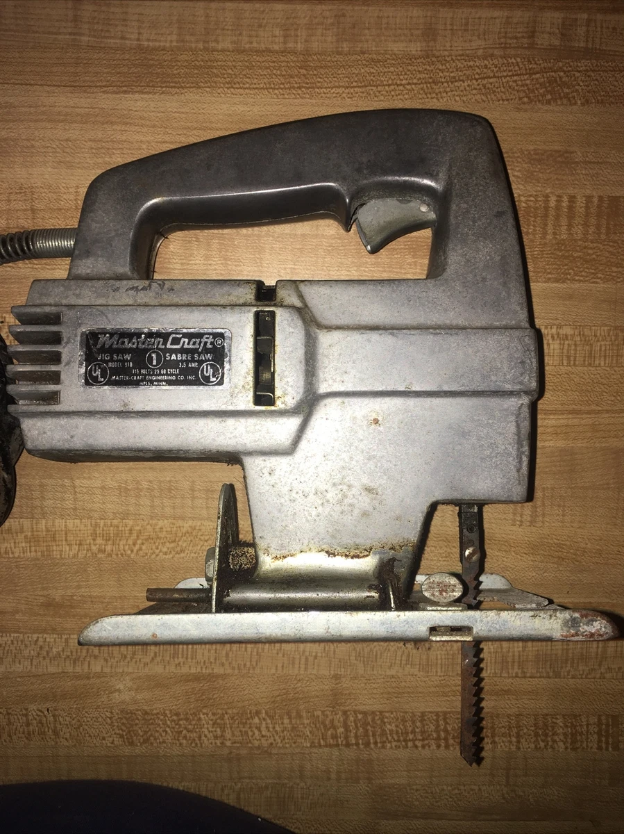 Vintage Master Craft Jig Saw Sabre Saw Model 910 in working condition Tested