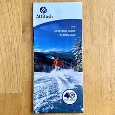 2004-2005 ATTITASH Resort Mountain Guide Ski Trail Map Brochure New Hampshire