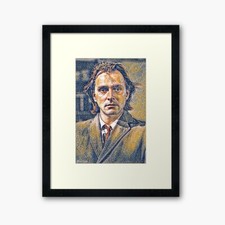 Portrait of Rik Mayall -  Framed Print by Hey Citizen. Limited Edition 1/10