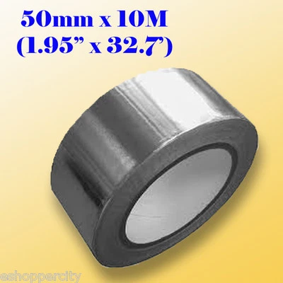 MTP 2" x 33 Ft (50mmx 10M) Aluminium Foil Shield Tape Reflector Sealing Adhesive AC